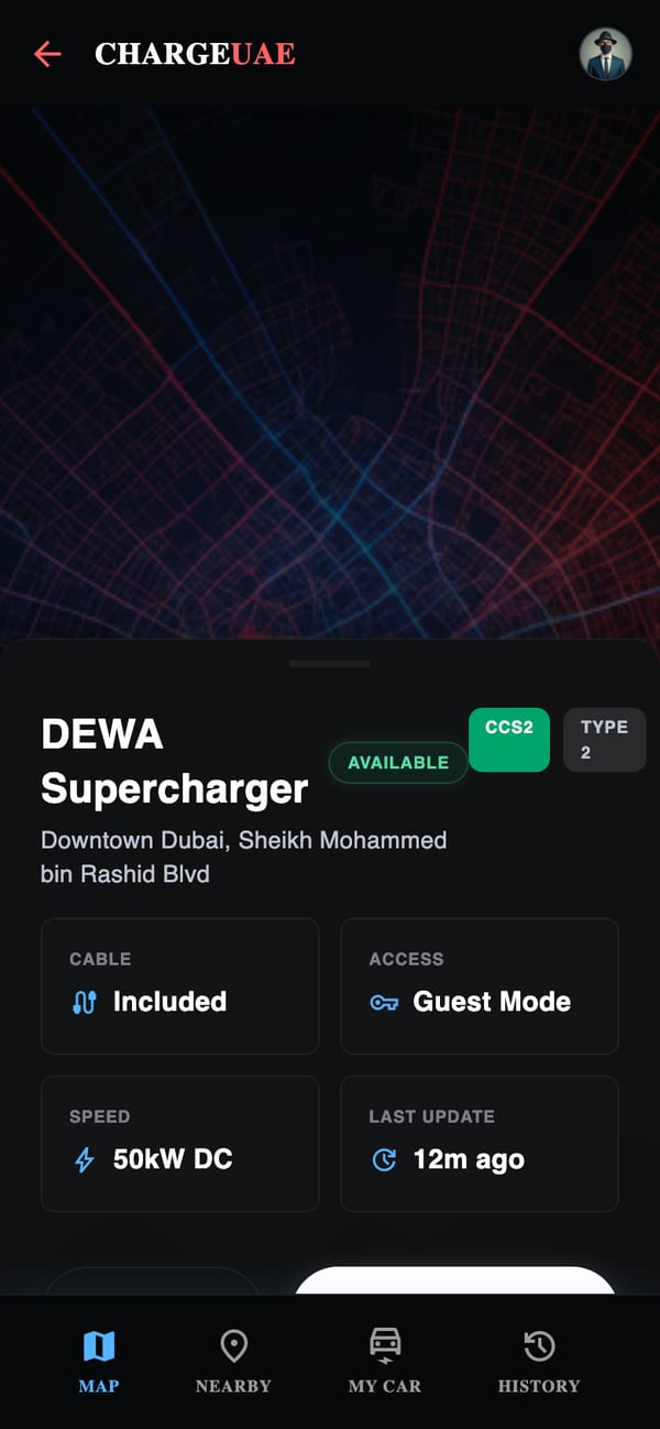 EV Charge Tool screen 2