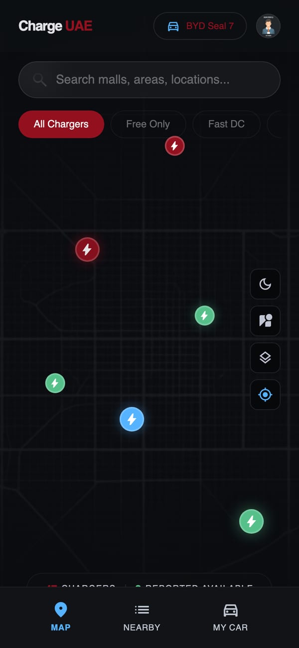 EV Charge Tool screen 1